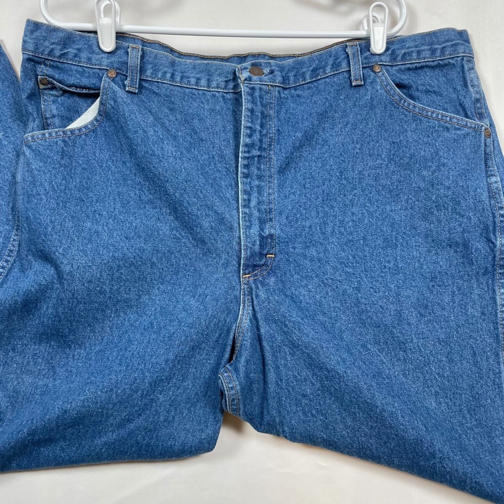 Vintage Roebucks Jeans Mens 44x30 Blue Denim Cotton Casual Pants Made in USA